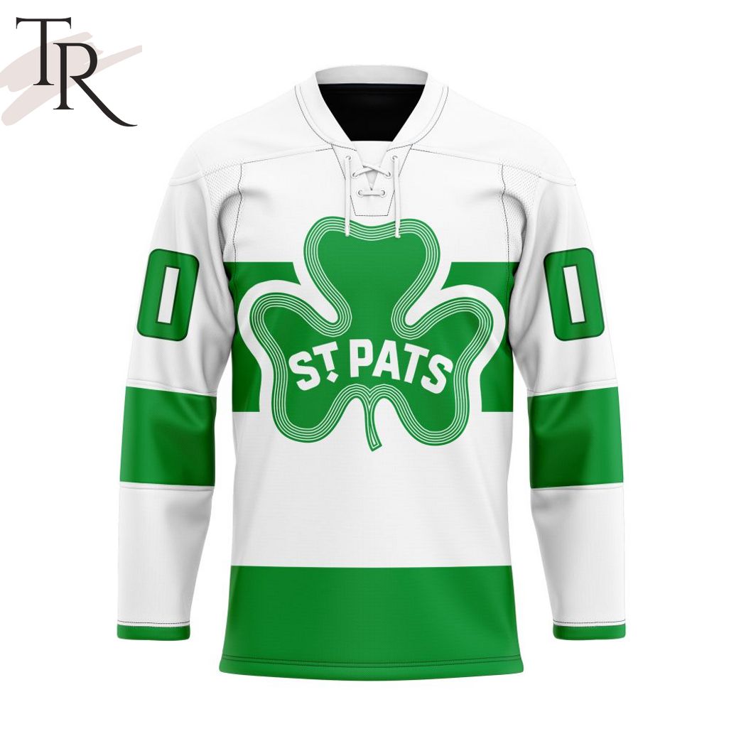 New 2025 Toronto Maple Leafs Personalized 2024 St Pats Custom Hockey Jersey Fan Gift - All Over Printed