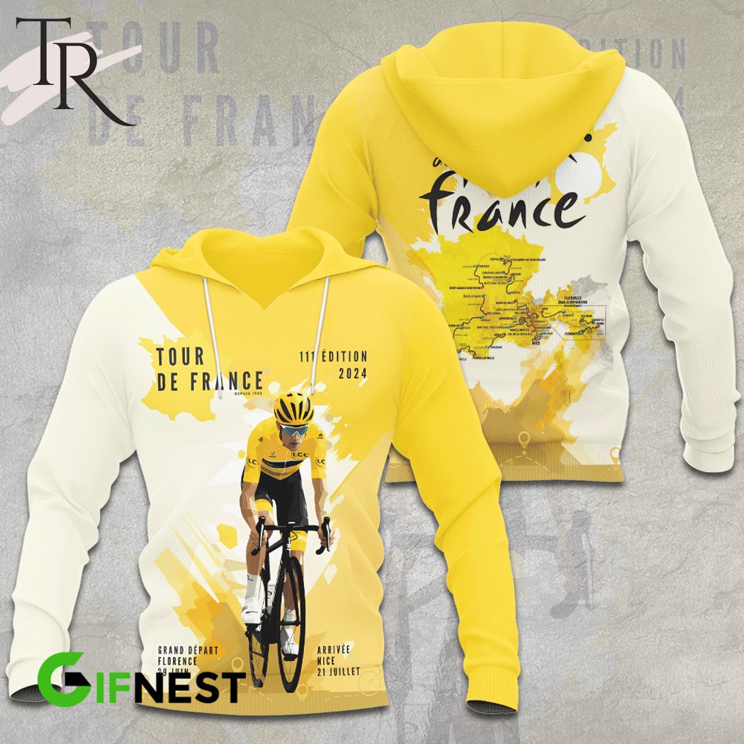 New 2025 Tour De France 2024 Custom Hoodie