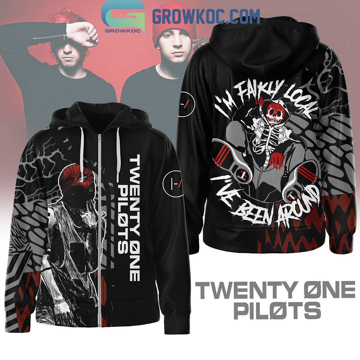 New 2025 Twenty One Pilots Im Fairly Local Ive Been Around Custom Hoodie Shirts