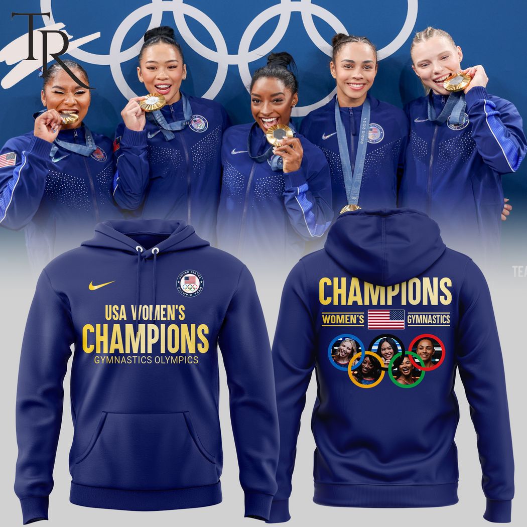 New 2025 USA Womens Champions Gymnastics Olympics Custom Hoodie