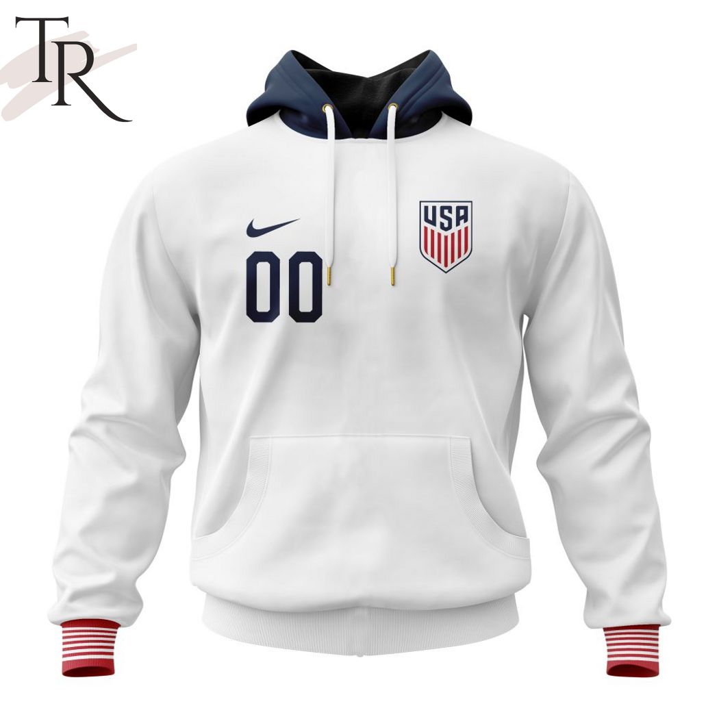 New 2025 USMNT Personalized 2024 Away Kits Custom Hoodie