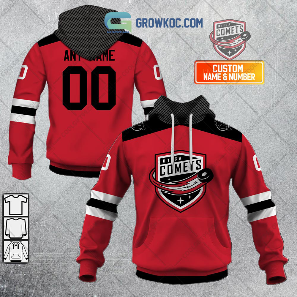 New 2025 Utica Comets AHL Color Home Jersey Personalized Custom Hoodie T Shirt