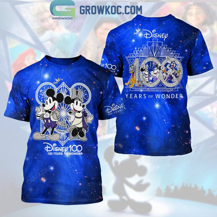 New 2025 Walt Disney World 100 Years Of Wonder Mickey Minnie Custom Hoodie T Shirt