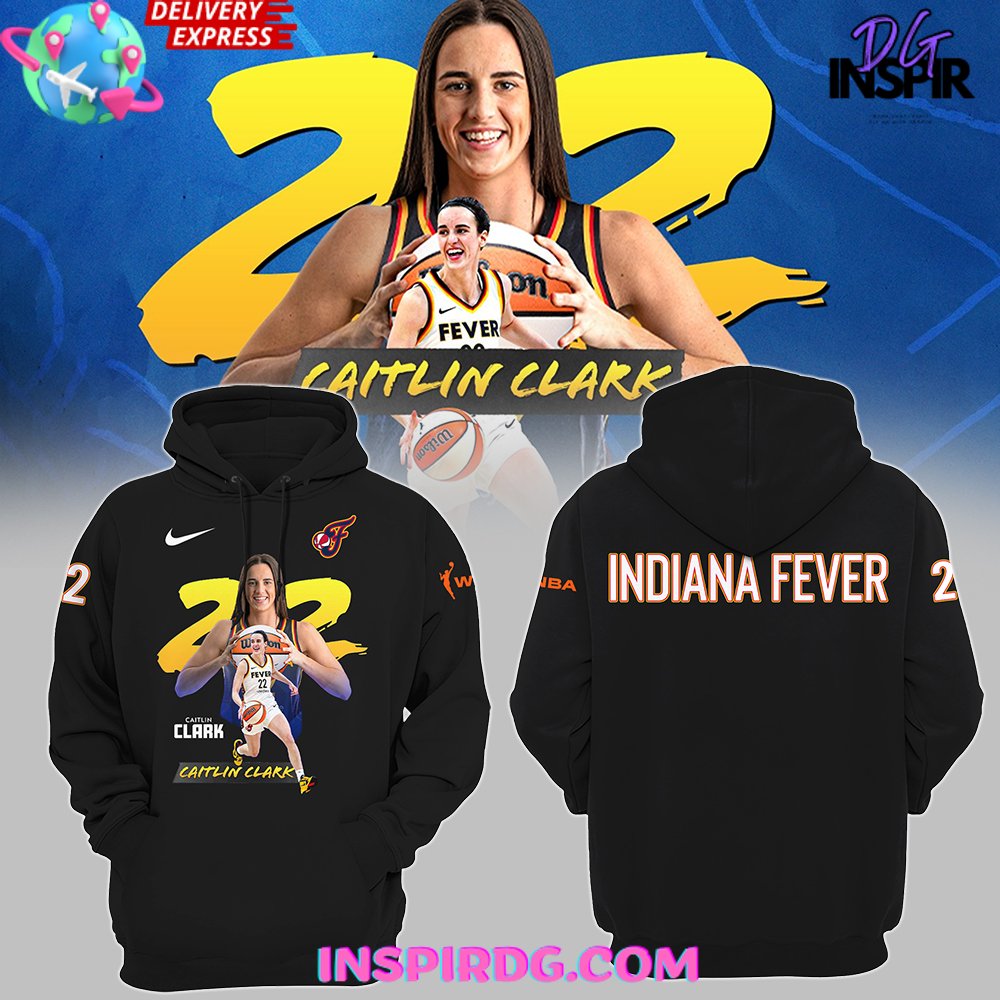 New 2025 WNBA Caitlin Clark Indiana Fever Custom Hoodie