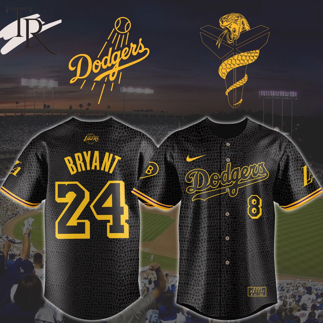 New Angeles Dodgers x Kobe Bryant Baseball Custom Jersey Fan Gift