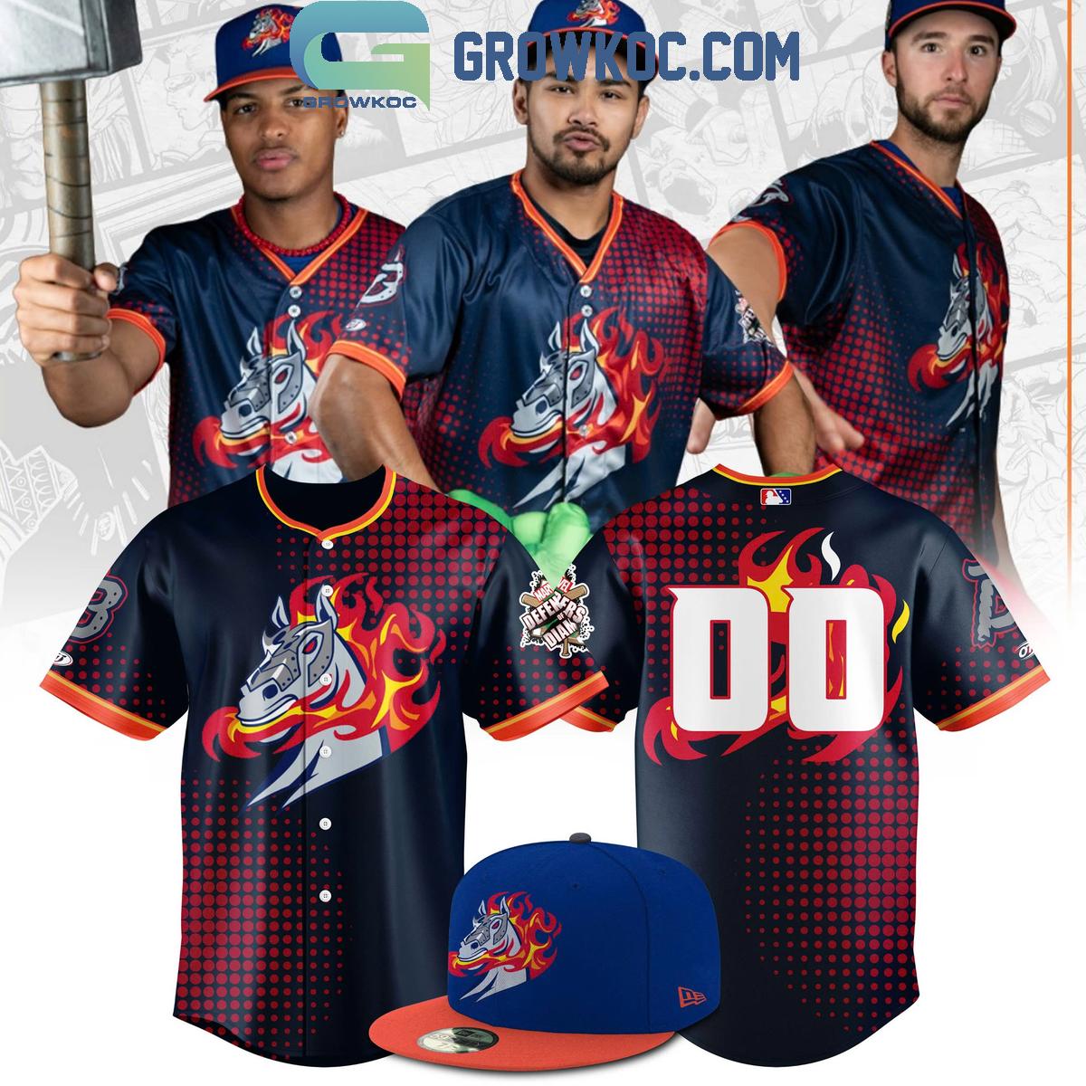 New Binghamton Rumble Ponies Maval Auction Baseball Custom Jersey Fan Gift