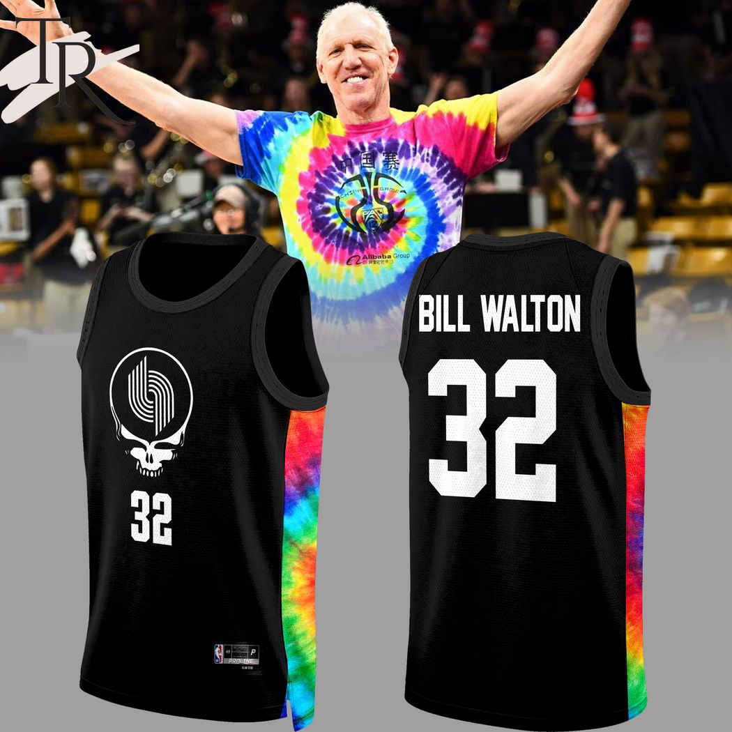 New Boston Celtics Bill Walton Custom Jersey Fan Gift