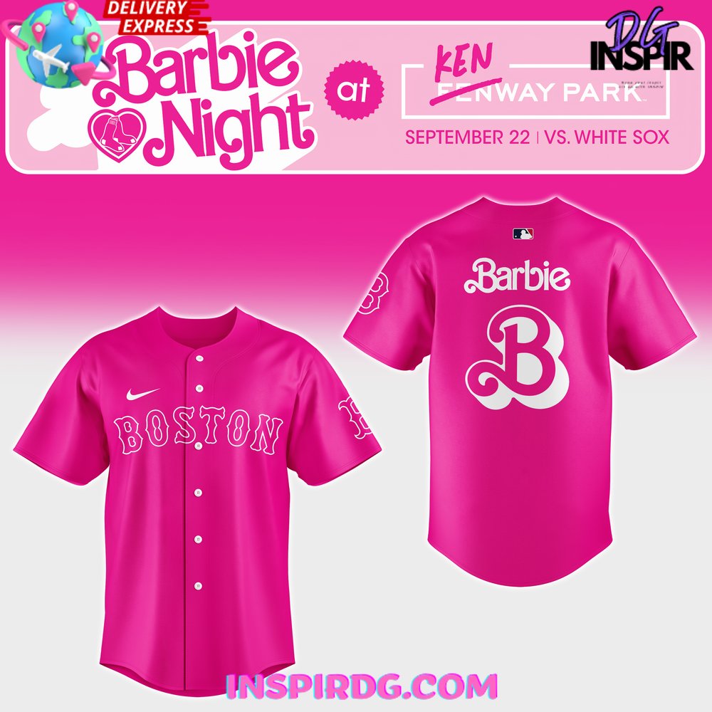 New Boston Red Sox Barbie Night 2024 Baseball Custom Jersey Fan Gift