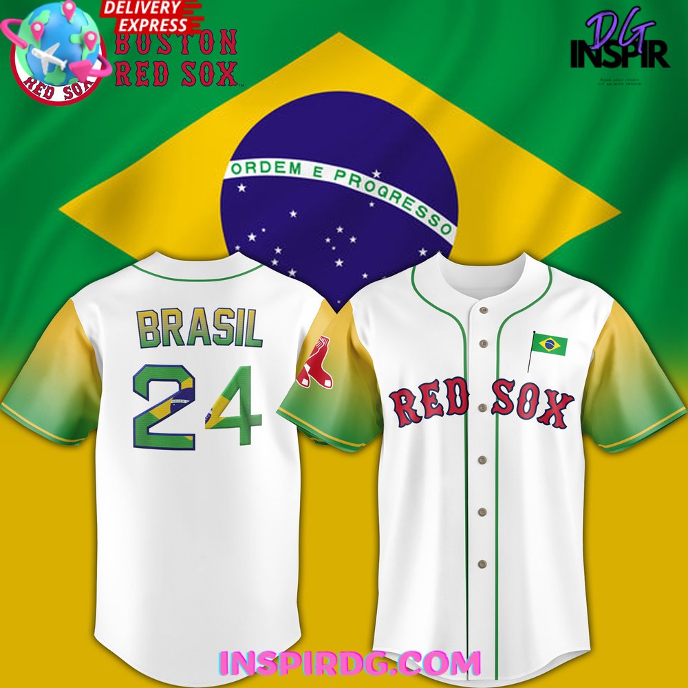 New Boston Red Sox Brazilian Celebration Baseball Custom Jersey Fan Gift