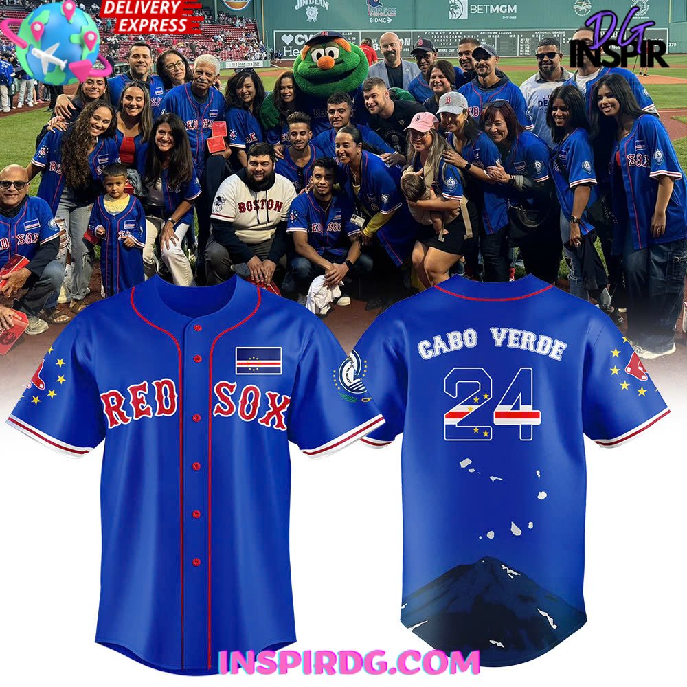 New Boston Red Sox Cabo Verde 2024 Baseball Custom Jersey Fan Gift