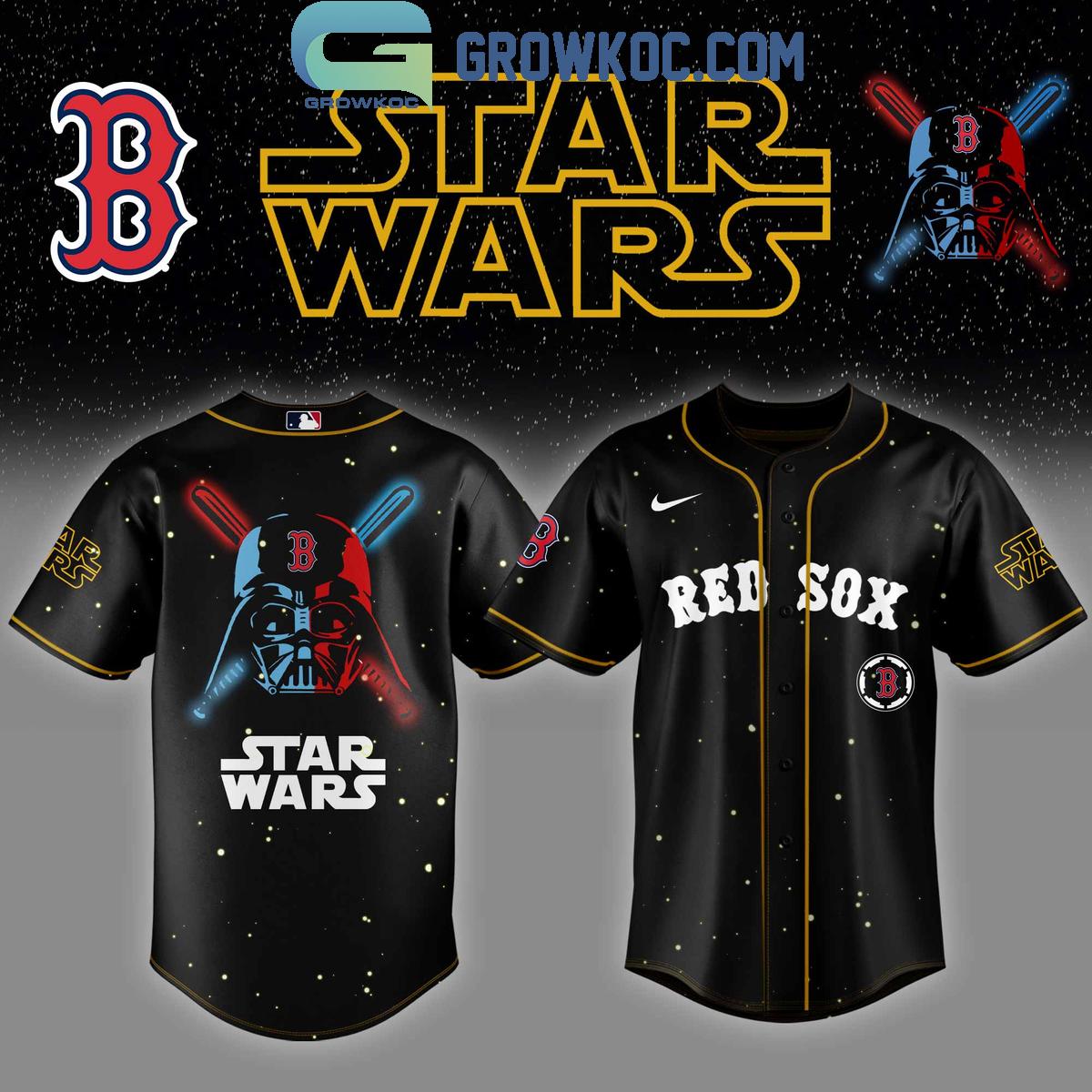 New Boston Red Sox MLB x Star Wars 2025 Baseball Custom Jersey Fan Gift