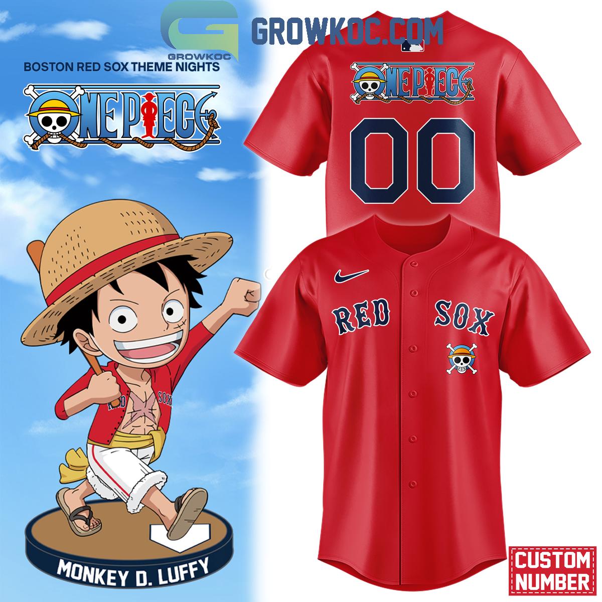 New Boston Red Sox One Piece Night Personalized Baseball Custom Jersey Fan Gift