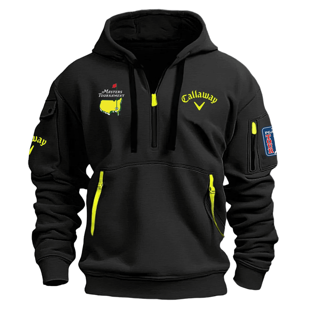 New Callaway 2025 Masters Tournament Hoodie Half Zipper Golf Merch Good Fathers Day Gifts
