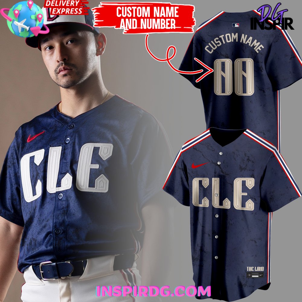 New Cleveland Guardians City Connect 2024 Baseball Custom Jersey Fan Gift
