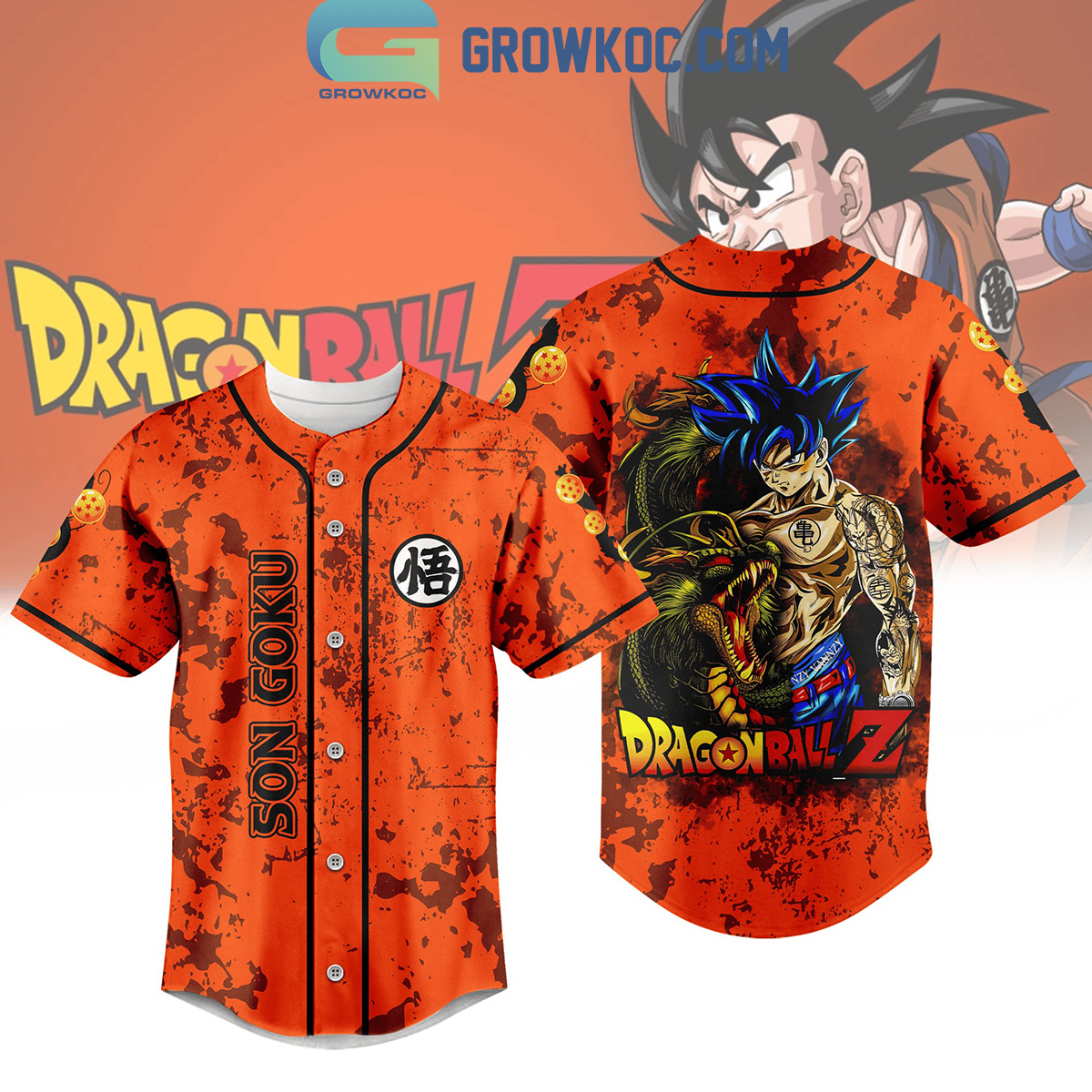 New Dragon Ball Z Toriyama Akira Sensei Personalized Baseball Custom Jersey Fan Gift