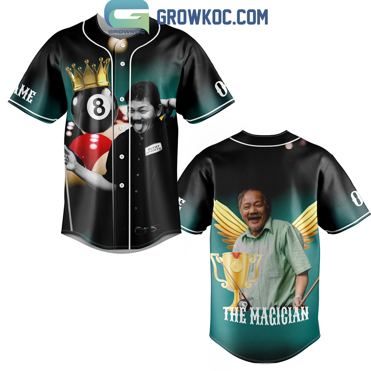New Efren Manalang Reyes The Magician Fan Personalized Baseball Custom Jersey Fan Gift