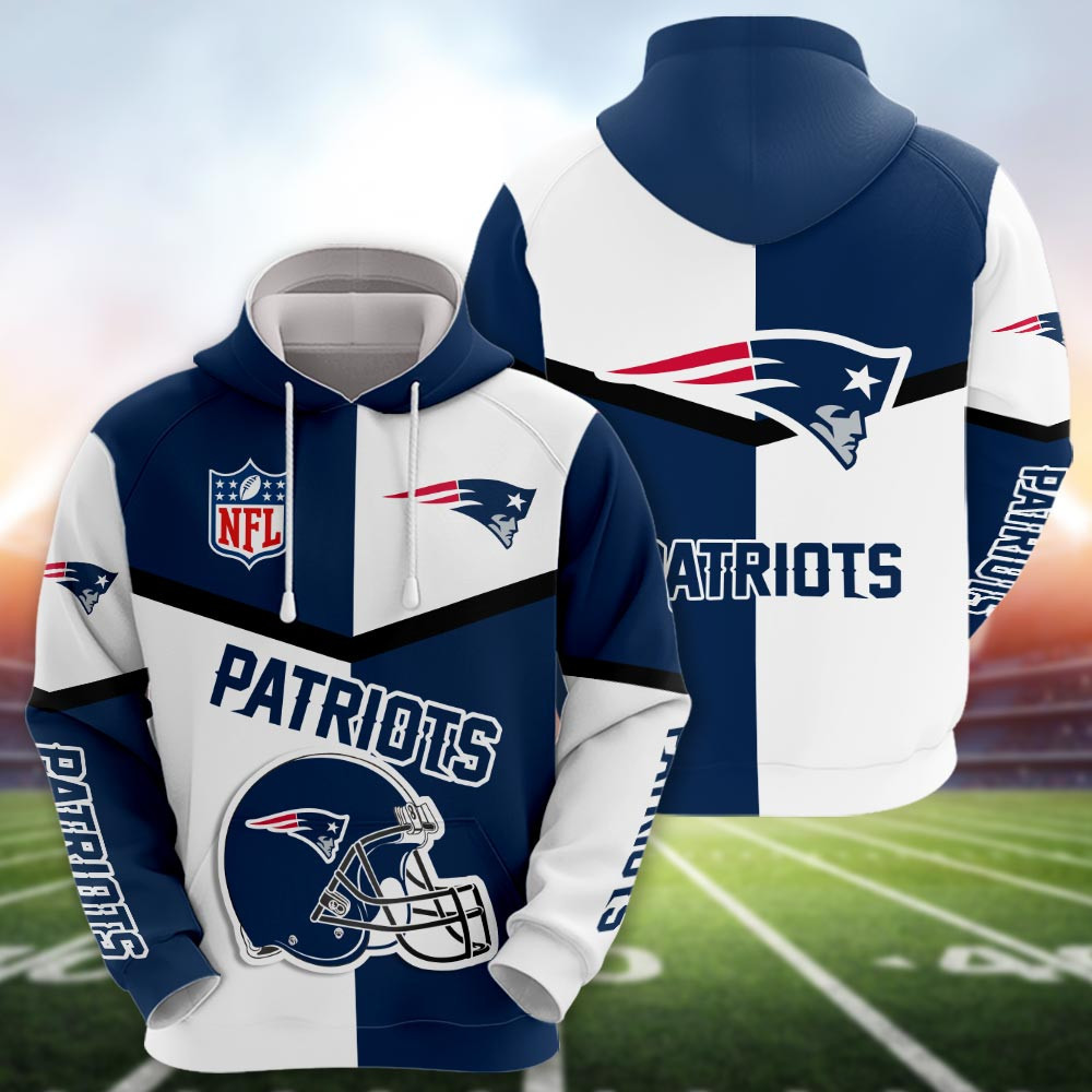 New England Patriots 3D printed Sweatshirt Hoodie Zipped Hoodie