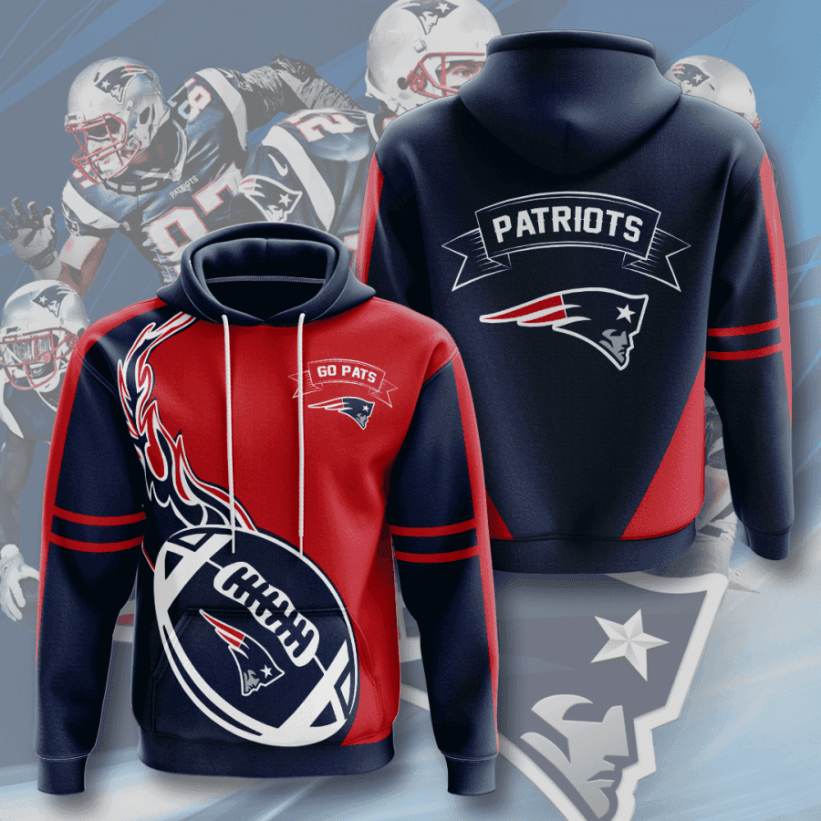 New England Patriots Hoodie  Zip Hoodie Version 1302