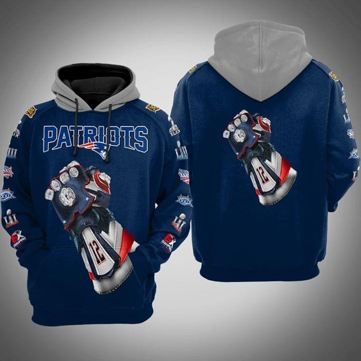 New England Patriots Hoodie  Zip Hoodie Version 1318