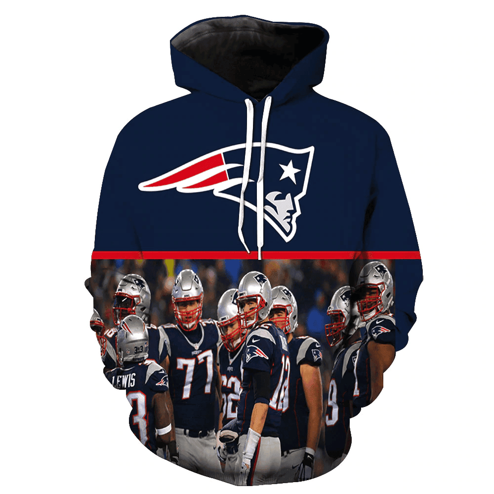 New England Patriots Hoodie  Zip Hoodie Version 1341