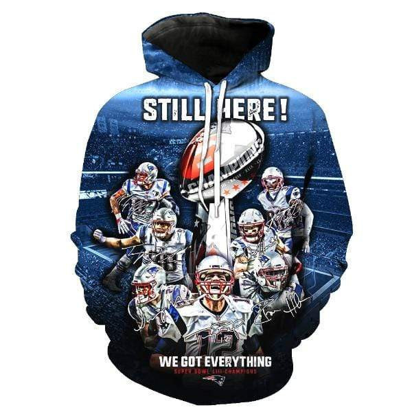 New England Patriots Hoodie  Zip Hoodie Version 1365