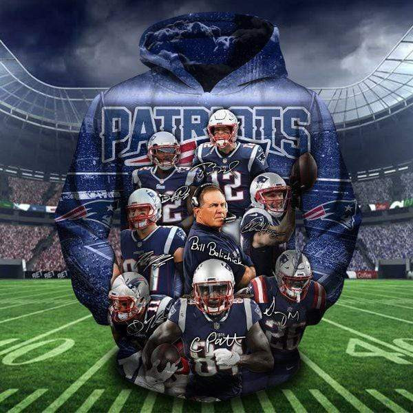 New England Patriots Hoodie  Zip Hoodie Version 1600