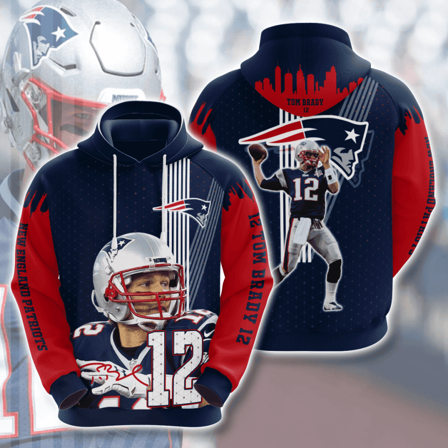 New England Patriots Hoodie  Zip Hoodie Version 1605