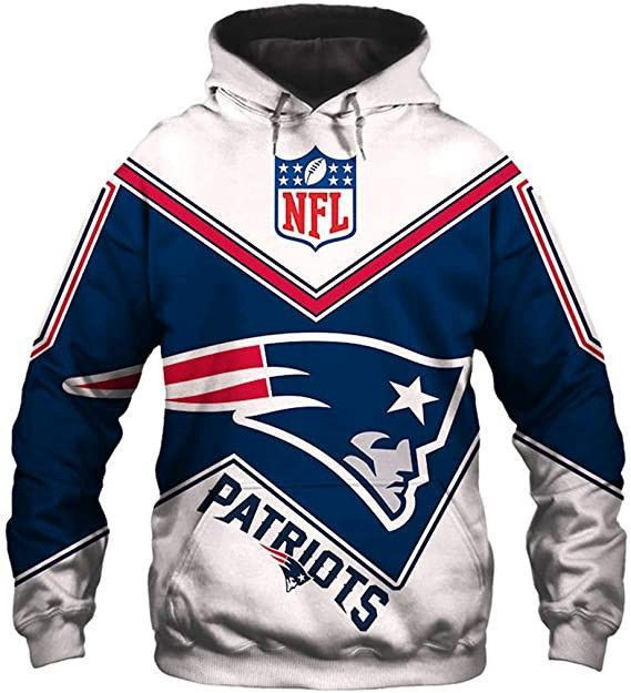 New England Patriots NFL Football Hoodie  Zip Hoodie