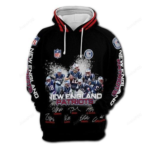 New England Patriots Nfl Football Lengend Anniversary Hoodie Zip Hoodie