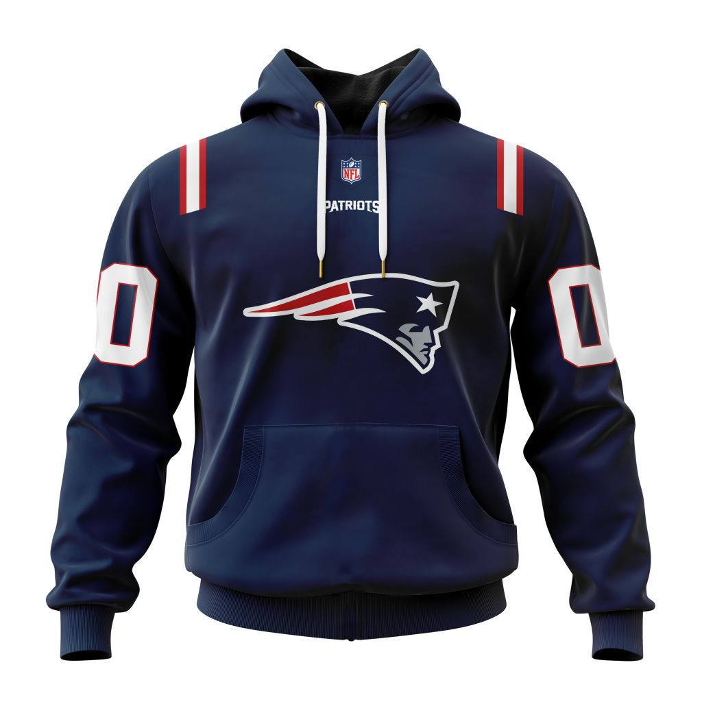 New England Patriots Specialized Design Personalized Letters Number V24101201 Hoodie