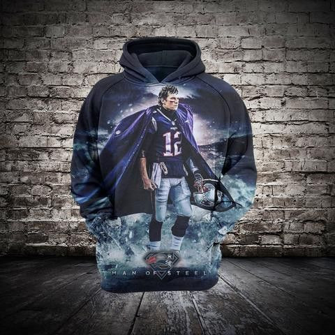 New England Patriots Tom Brady Hoodie  Zip Hoodie Version 1353