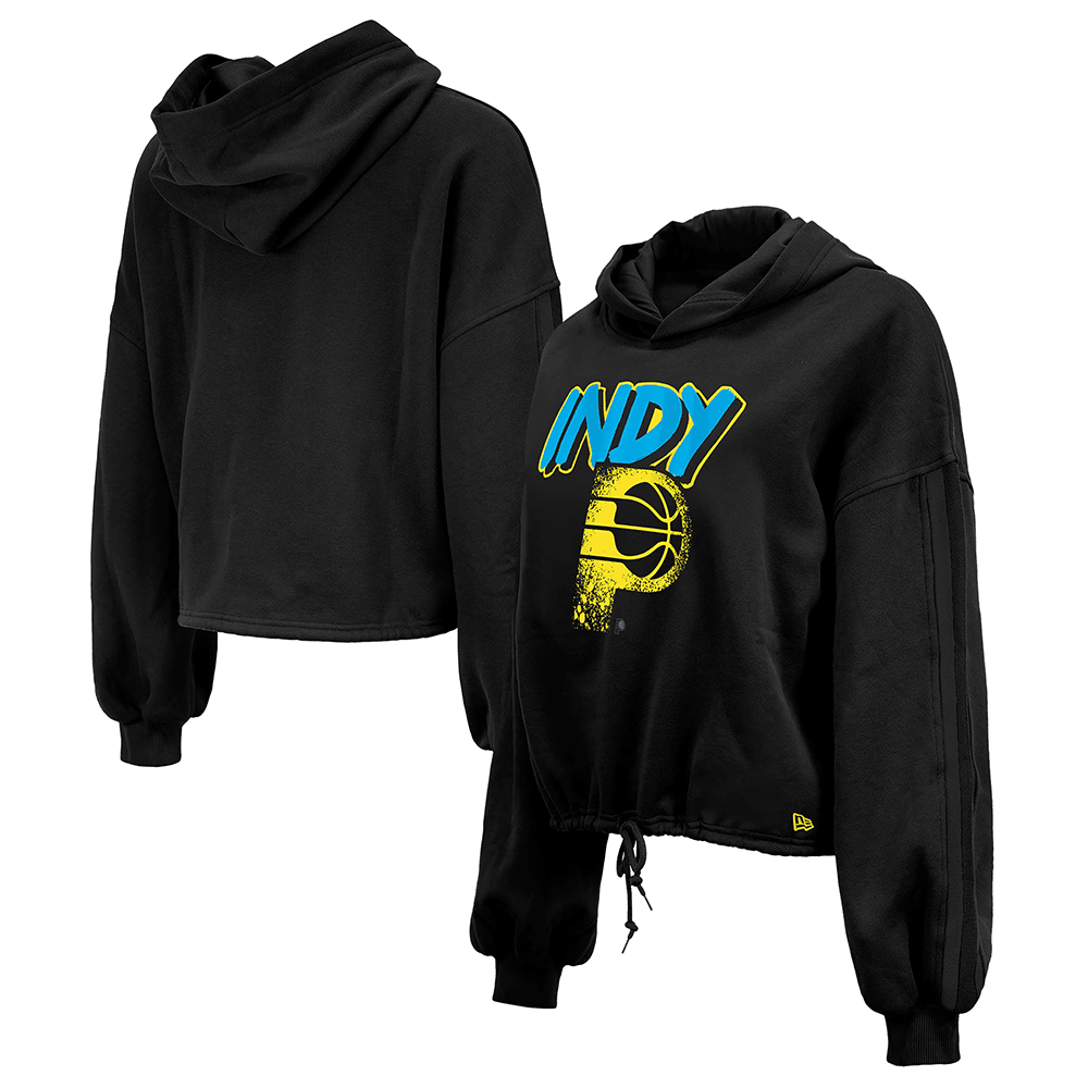 New Era Black Indiana Pacers 2024 25 City Hoodie Indiana Pacers Sweatshirt Wife Gifts