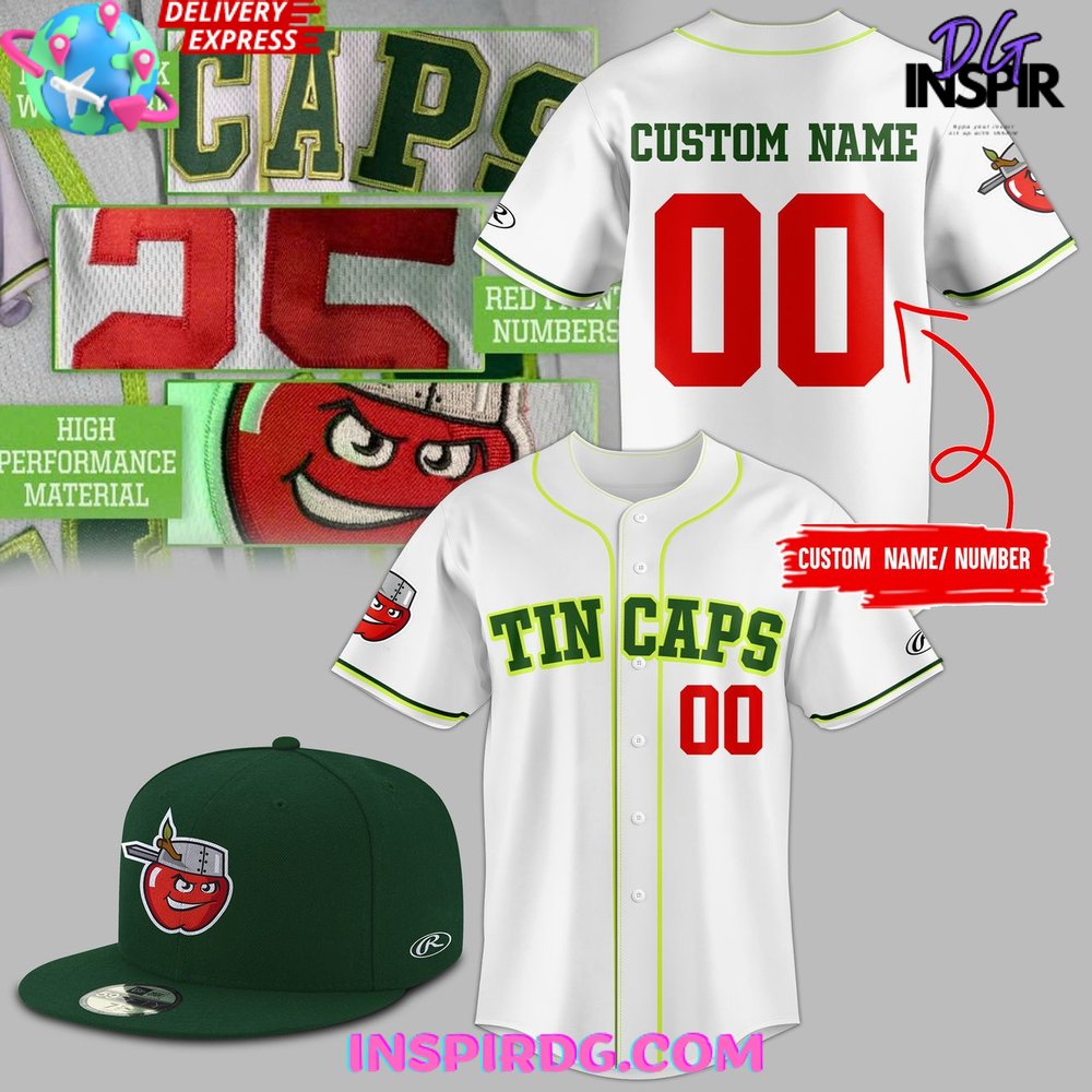 New Fort Wayne TinCaps New Home Uniform 2025 Custom Jersey Fan Gift