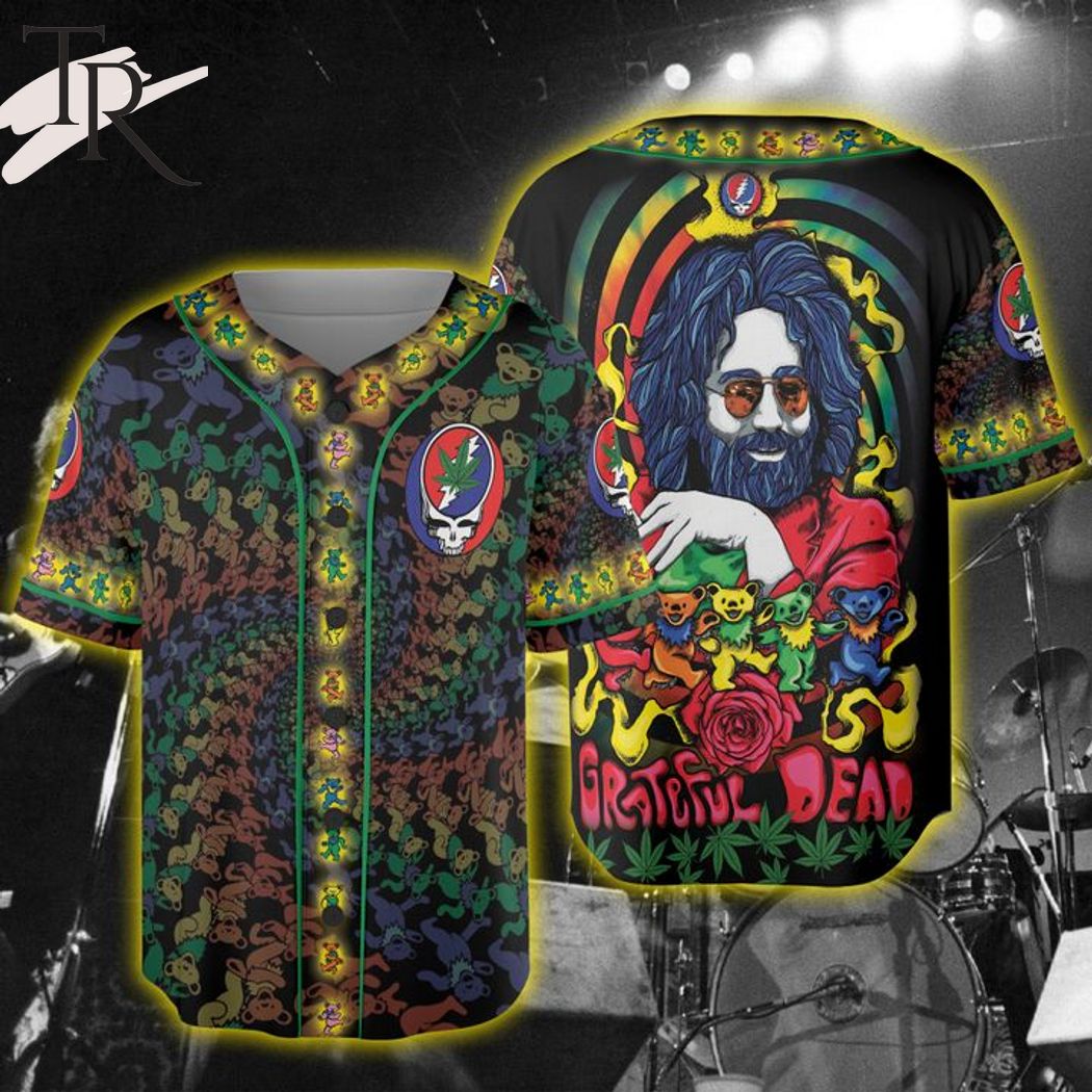 New Grateful Dead All-over Print Unisex Baseball Custom Jersey Fan Gift
