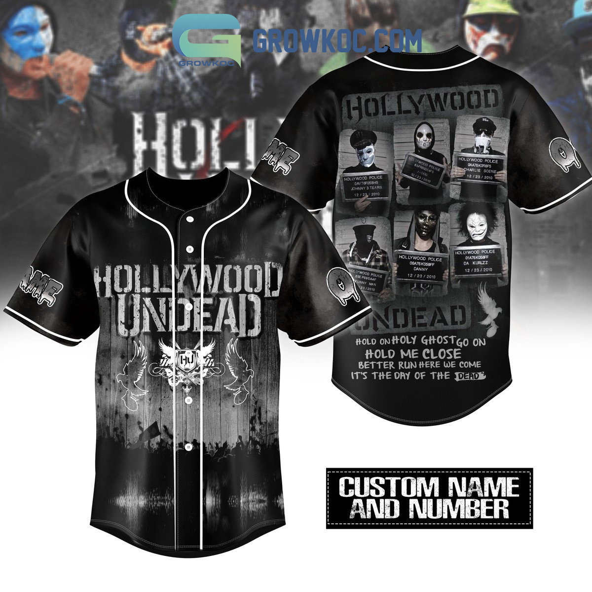 New Hollywood Undead Hold On Holy Ghost Go On Personalized Baseball Custom Jersey Fan Gift