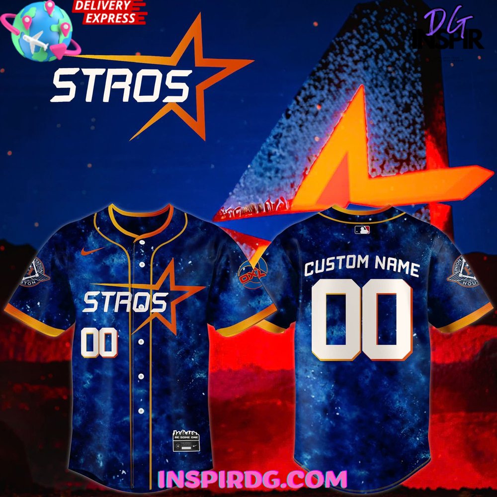 New Houston Astros Space City New 2025 Baseball Custom Jersey Fan Gift