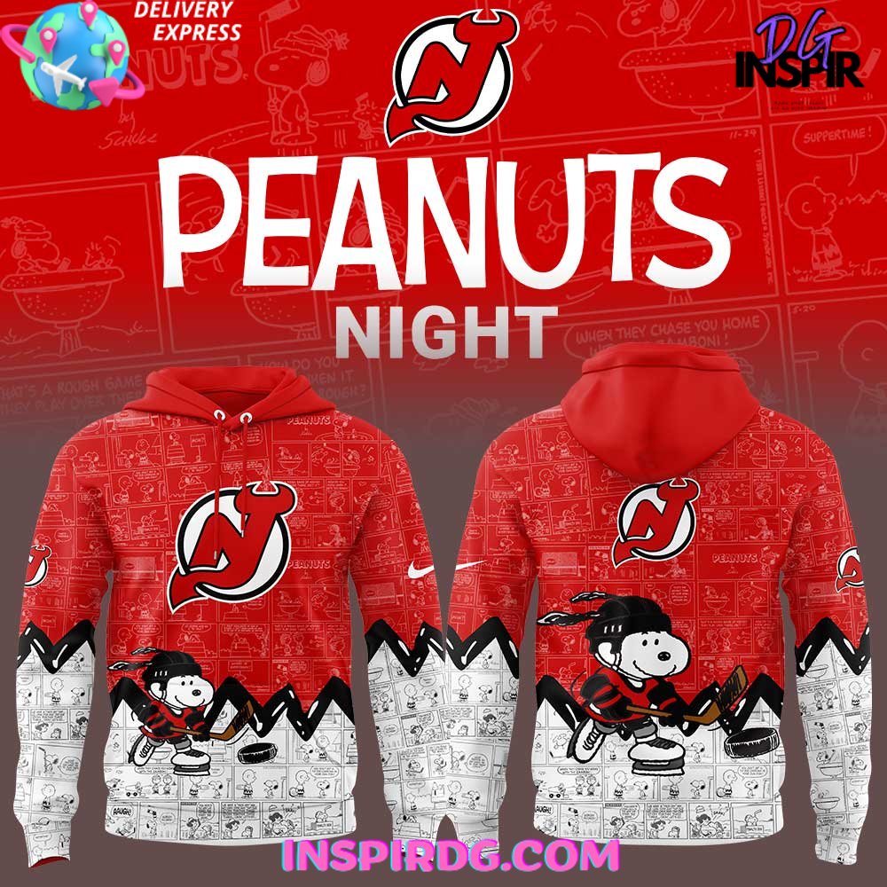 New Jersey Devils Anniversary of Peanuts Special Hoodie Gift For Sport Music Fans