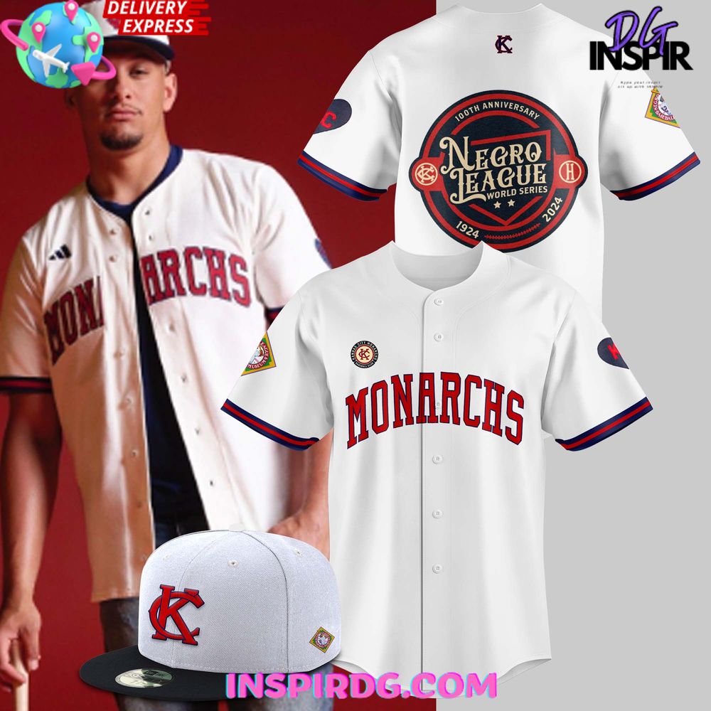 New Kansas City Monarchs 100th Anniversary Negro Leagues World Series Baseball Custom Jersey Fan Gift