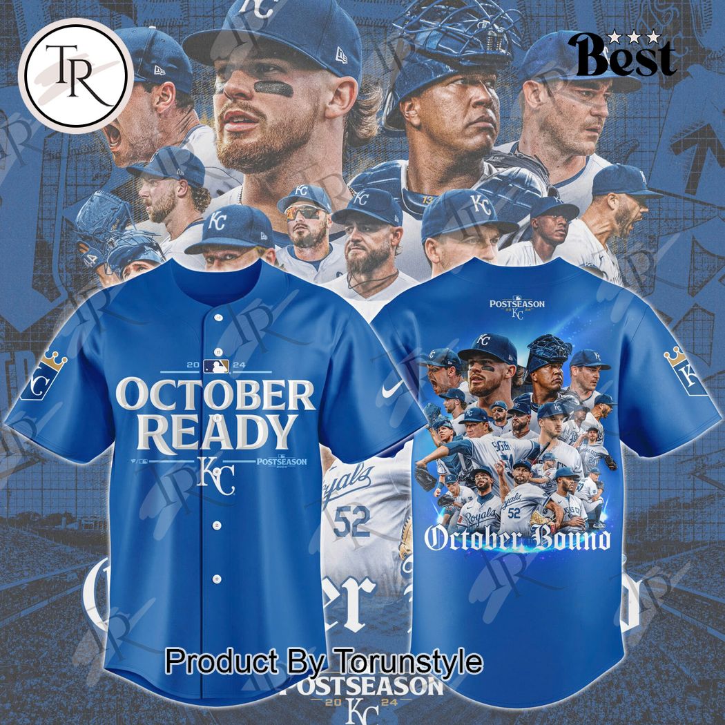New Kansas City Royals 2024 October Ready Baseball Custom Jersey Fan Gift