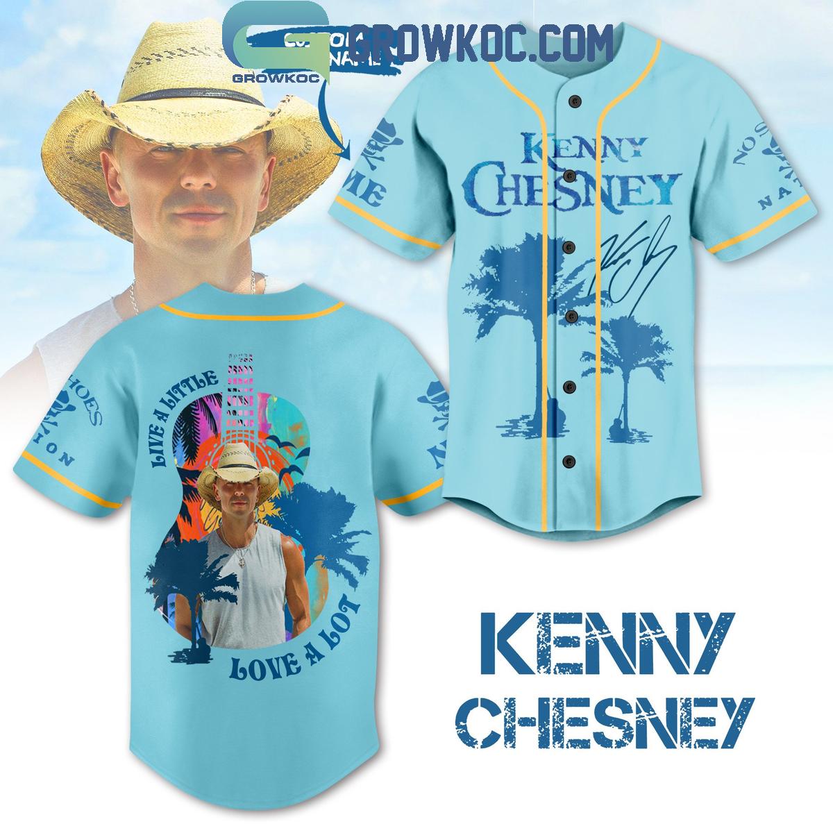 New Kenny Chesney Live A Little Love A Lot Personalized Baseball Custom Jersey Fan Gift