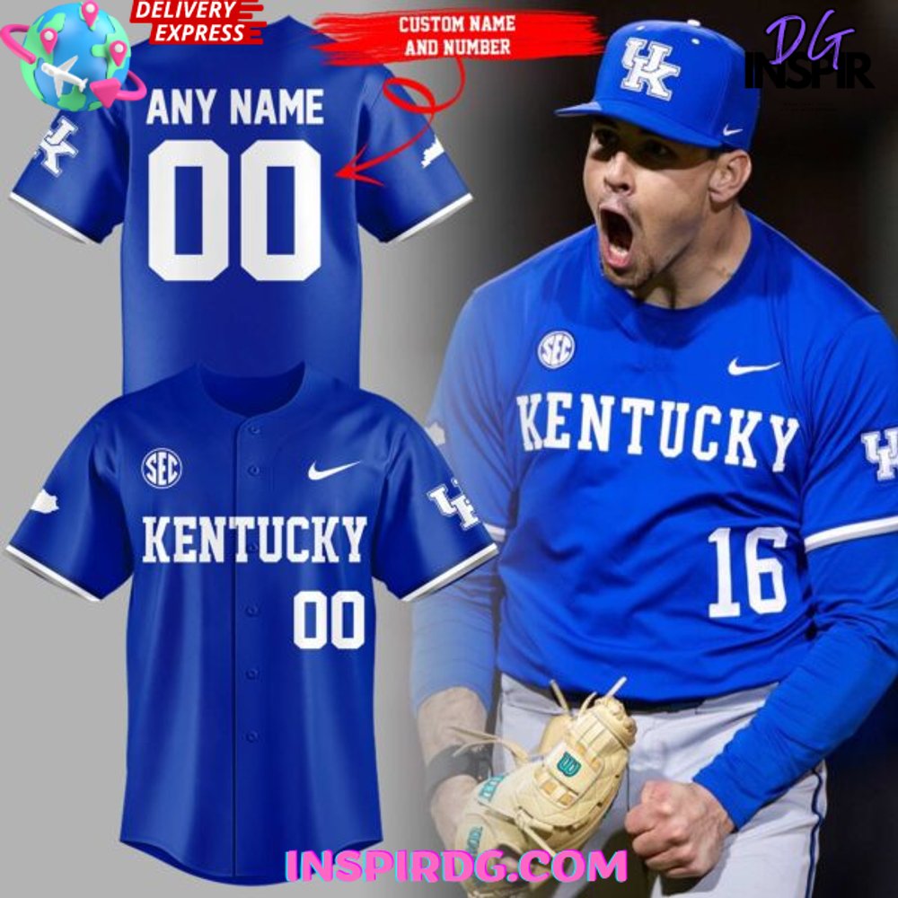 New Kentucky Wildcats Michael Fulcher 2025 Baseball Custom Jersey Fan Gift