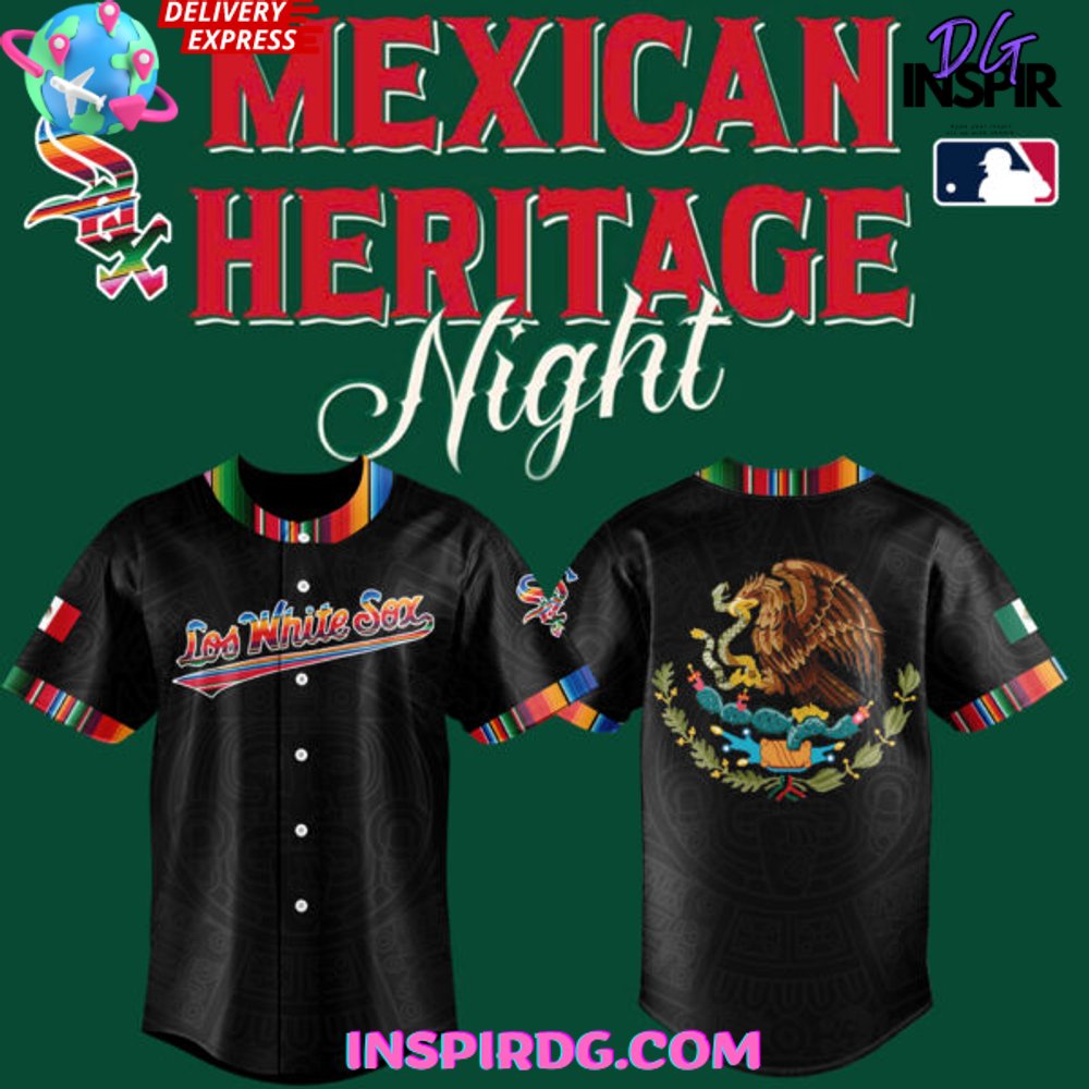 New Lewis Chicago White Sox Mexican Heritage Night 2025 Baseball Custom Jersey Fan Gift