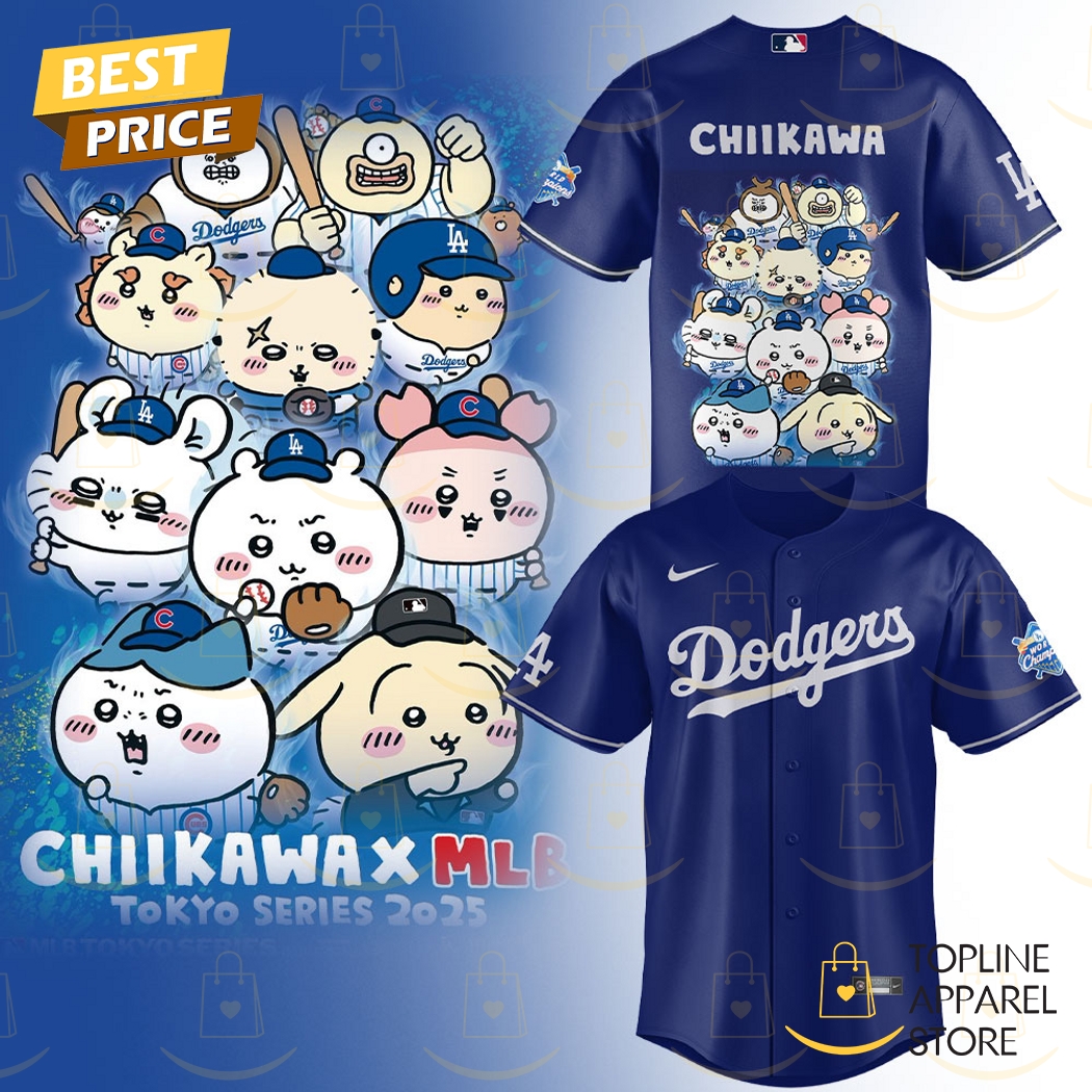 New Los Angeles Dodgers x Chiikawa 2025 Baseball Custom Jersey Fan Gift
