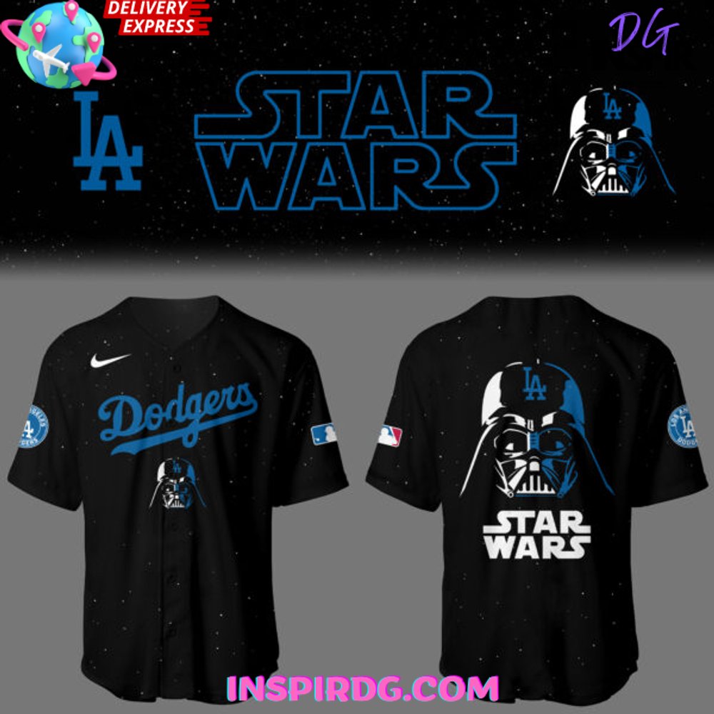 New Los Angeles Dodgers x Star Wars Night Special Baseball Custom Jersey Fan Gift