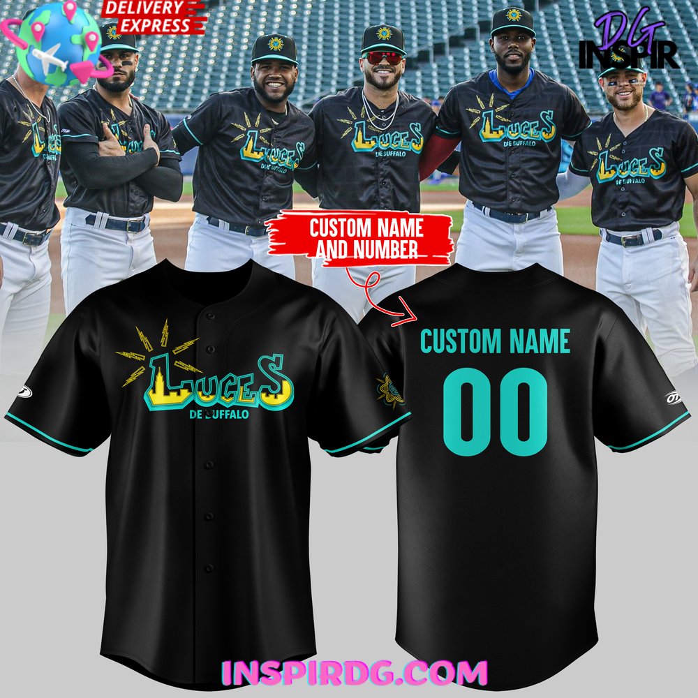 New LUCES de Buffalo Bisons 2024 Baseball Custom Jersey Fan Gift