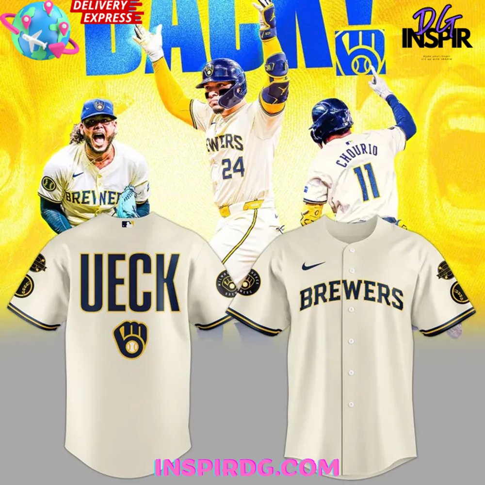 New Milwaukee Brewers Bob Uecker Legacy Baseball Custom Jersey Fan Gift