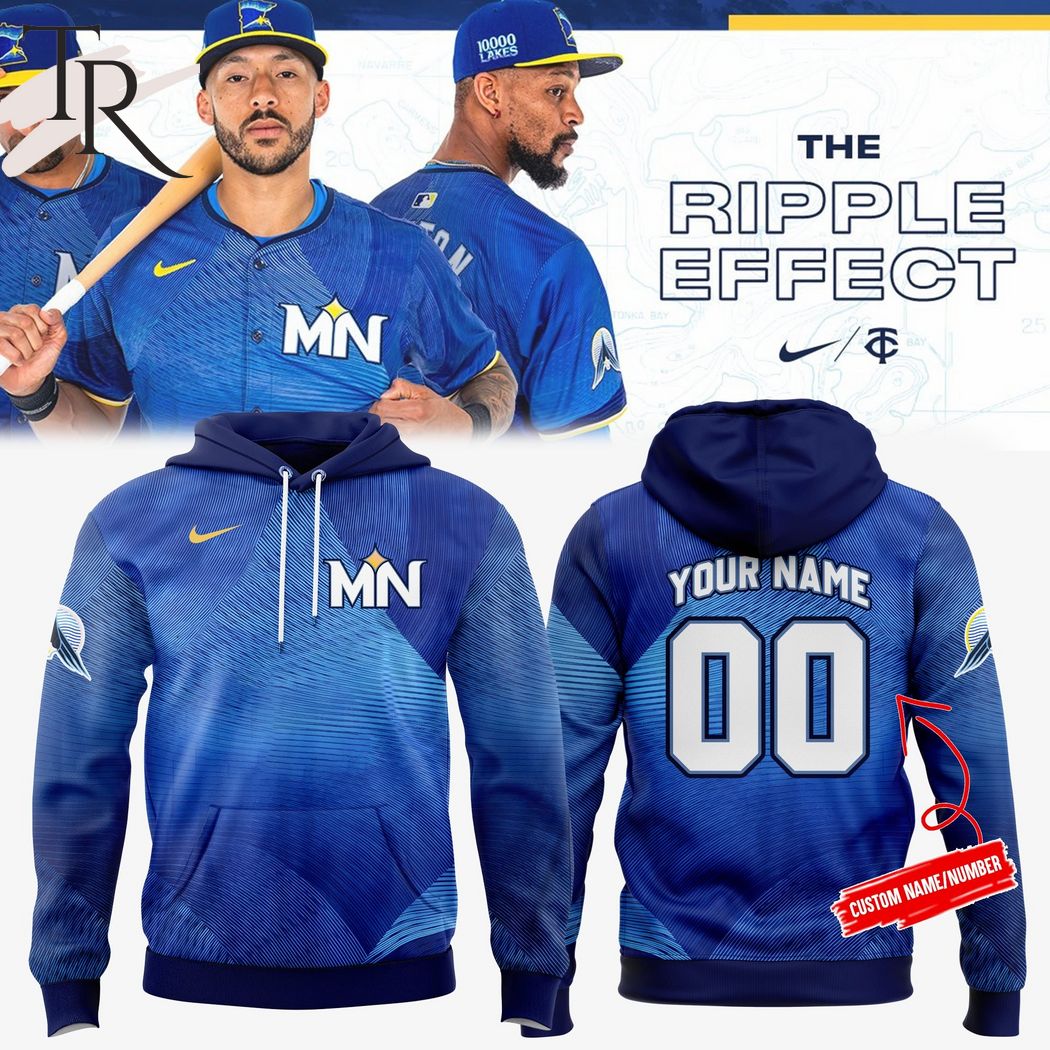 New Minnesota Twins The Ripple Effect 2024 City Connect Club Hoodie, Cap