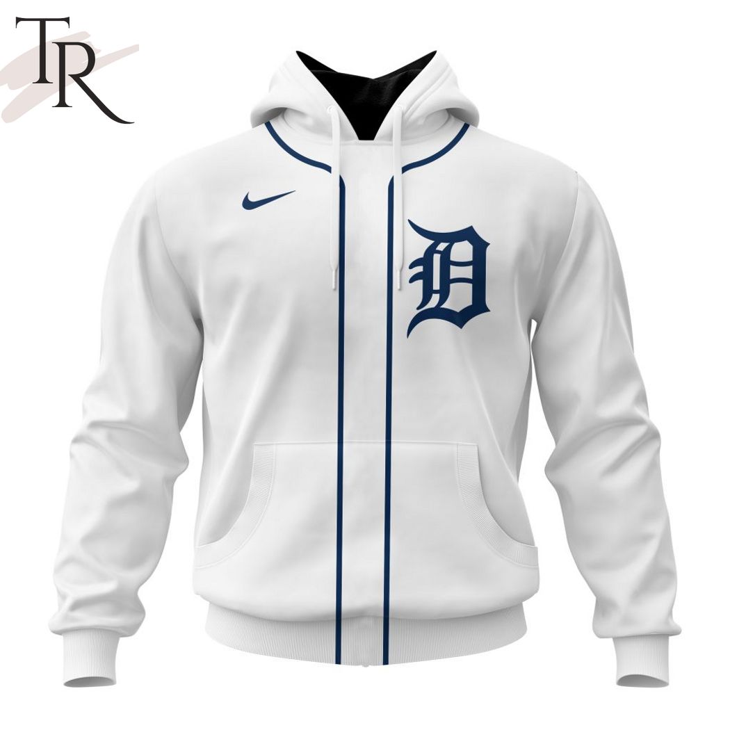 New MLB Detroit Tigers Personalized 2024 Home Hoodie