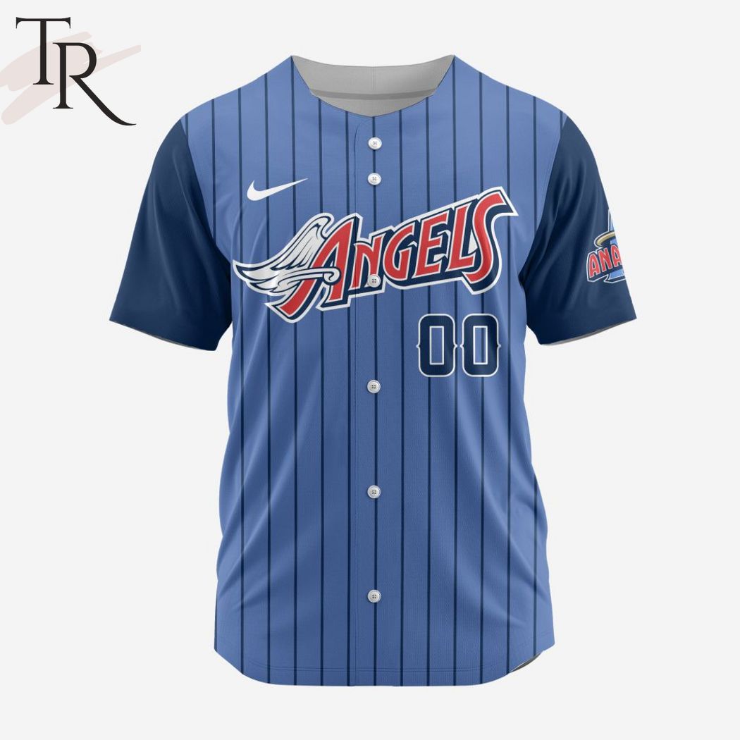 New MLB Los Angeles Angels Personalized Reverse Retro Concept Design Baseball Custom Jersey Fan Gift