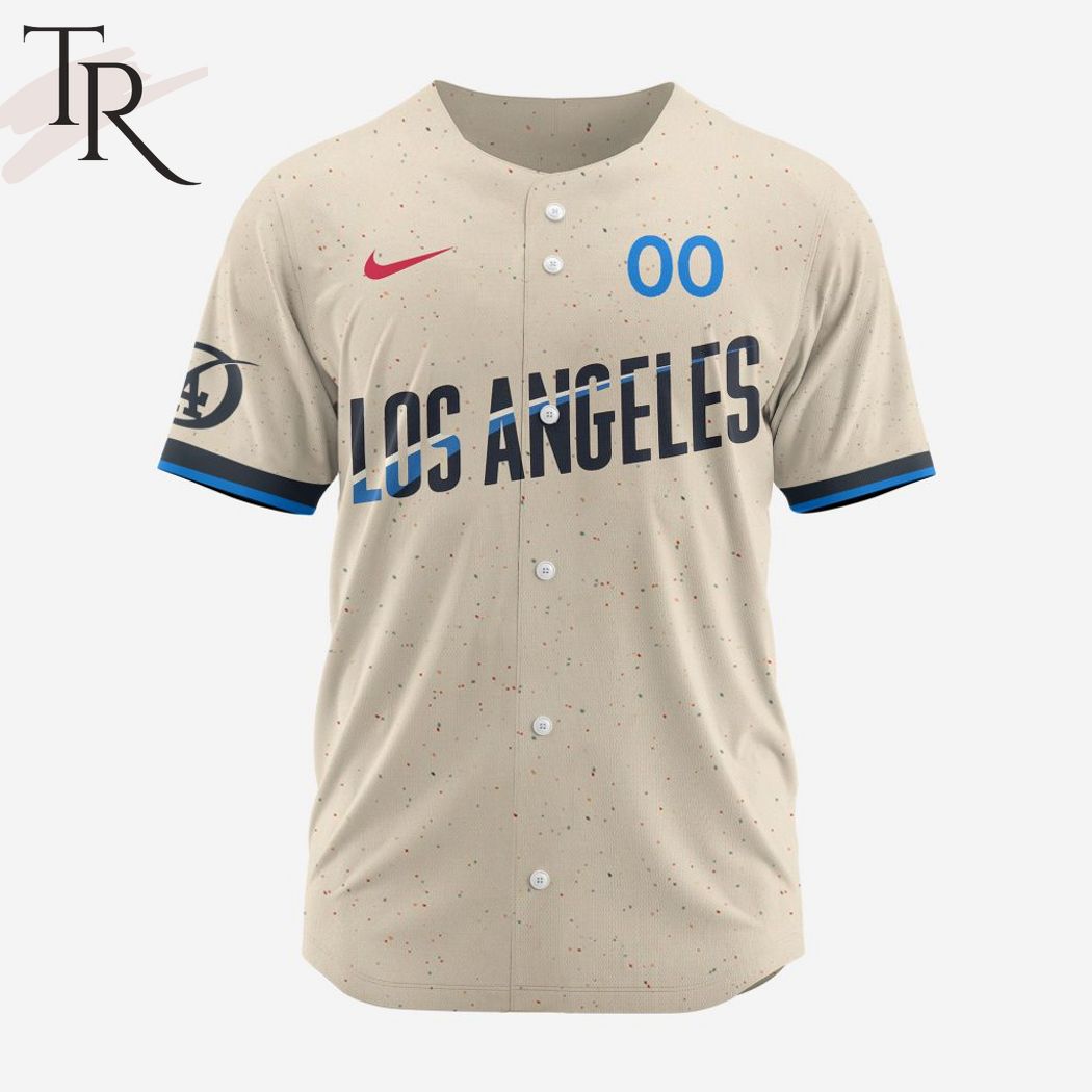 New MLB Los Angeles Dodgers Personalized 2024 City Connect Baseball Custom Jersey Fan Gift Design